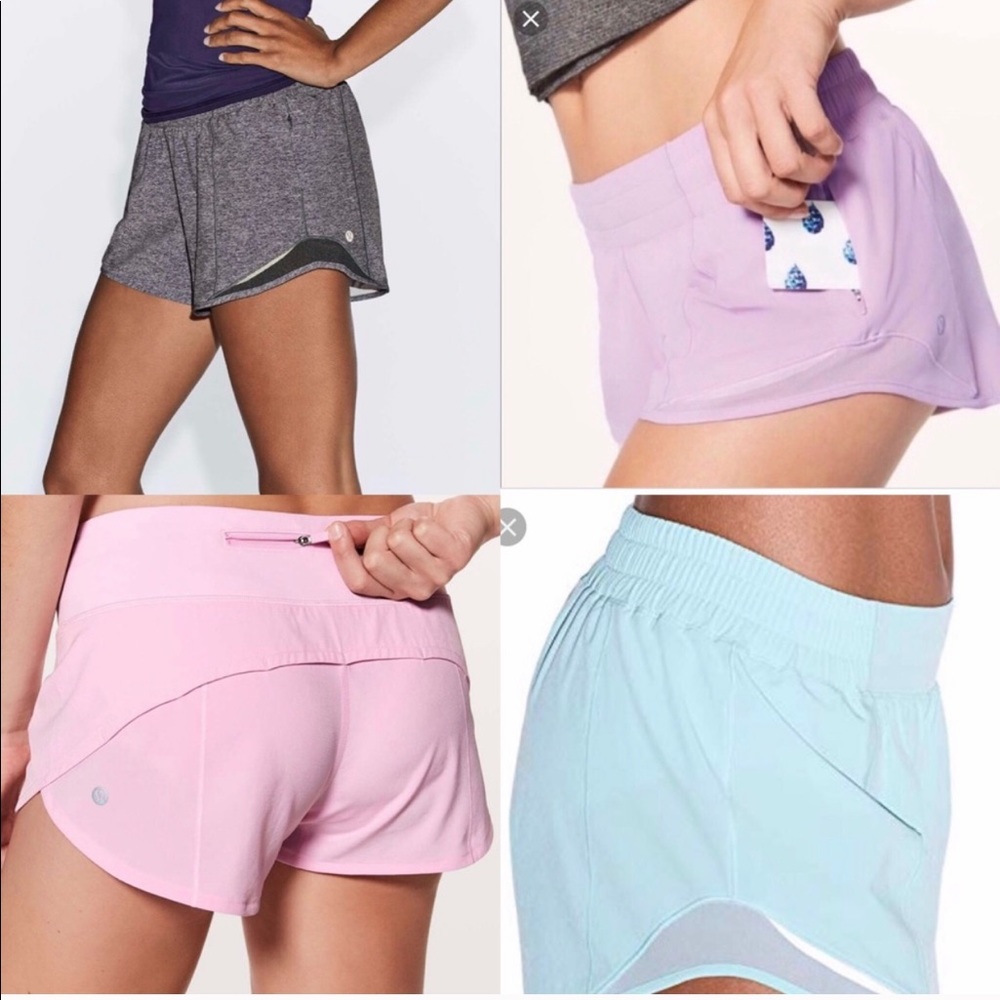 ISO! Lululemon Hotty hot short size 6 those colors